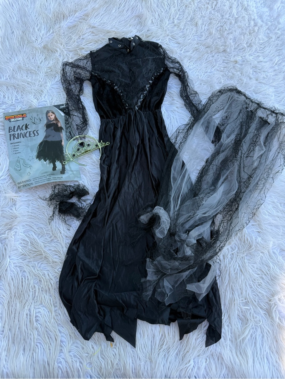Black Princess Kids Costume (B3)